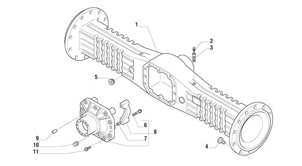 Carraro Axle Drawing for 139407, page 3