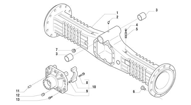 Carraro Axle Drawing for 139408, page 3