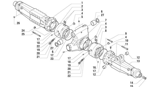 Carraro Axle Drawing for 139422, page 3