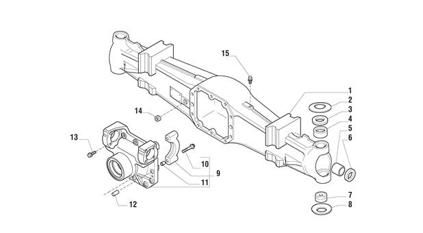 Carraro Axle Drawing for 139474, page 3