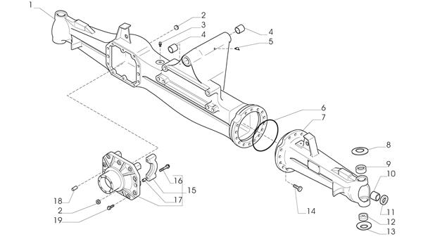 Carraro Axle Drawing for 139487, page 3