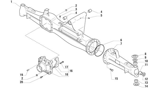 Carraro Axle Drawing for 139487, page 3