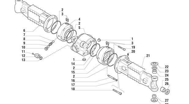 Carraro Axle Drawing for 139505, page 3