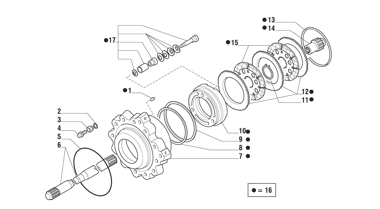 Carraro Axle Details. HES Tractec