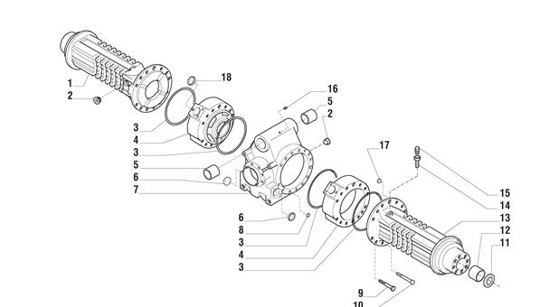 Carraro Axle Drawing for 139954, page 3