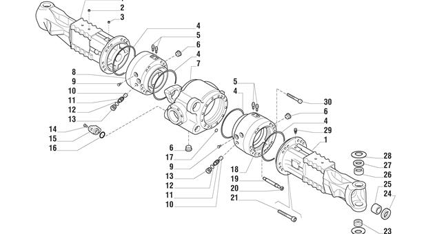 Carraro Axle Drawing for 139970, page 3