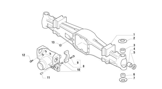 Carraro Axle Drawing for 140022, page 3