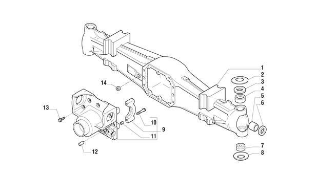 Carraro Axle Drawing for 140022, page 3