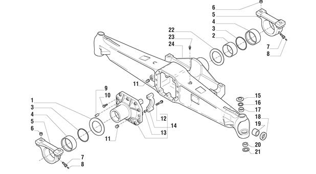 Carraro Axle Drawing for 140060, page 3