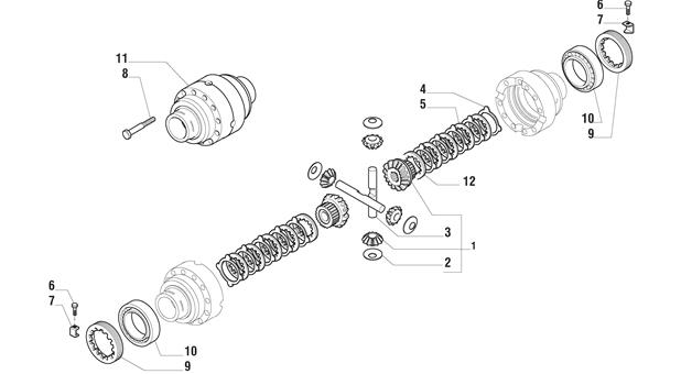 Carraro Axle Drawing for 140060, page 6