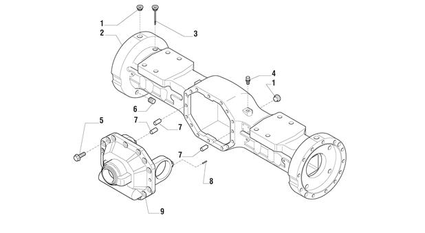 Carraro Axle Drawing for 140090, page 3