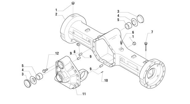 Carraro Axle Drawing for 140091, page 3