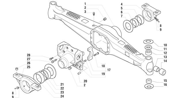 Carraro Axle Drawing for 140345, page 3