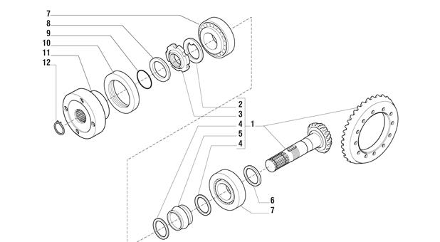 Carraro Axle Drawing for 140357, page 7