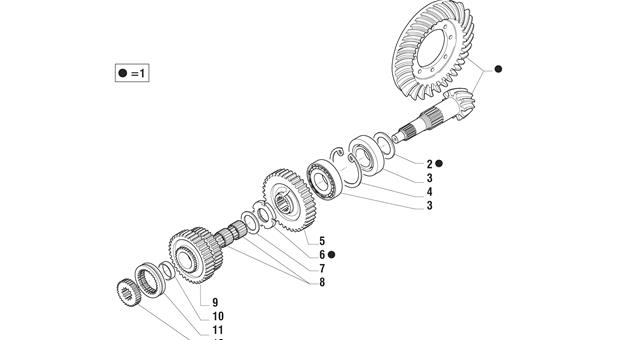 Carraro Axle Drawing for 140483, page 17