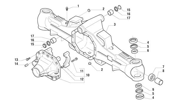 Carraro Axle Drawing for 140490, page 3