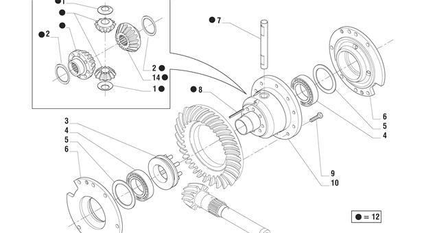 Carraro Axle Drawing for 140494, page 7