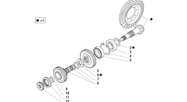 Carraro Axle Drawing for 140544, page 17