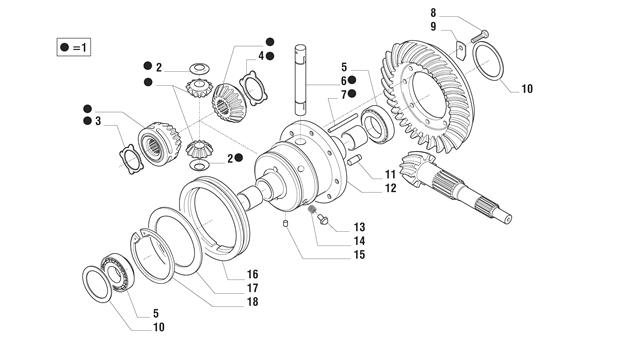 Carraro Axle Drawing for 140544, page 18