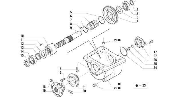 Carraro Axle Drawing for 140544, page 24