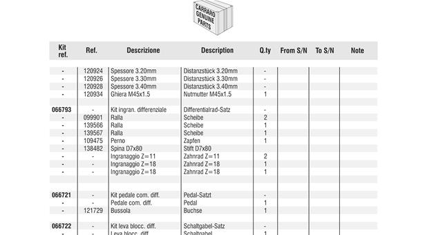 Carraro Axle Drawing for 140544, page 34