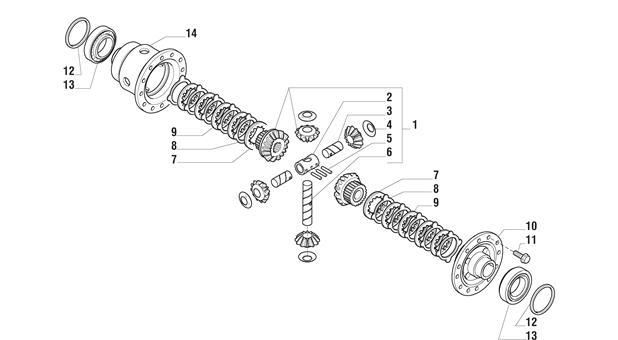 Carraro Axle Drawing for 140556, page 7