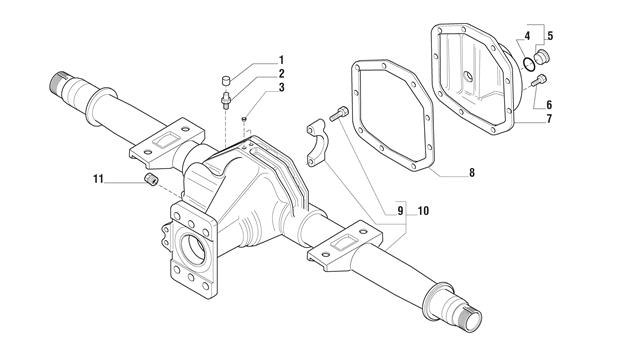 Carraro Axle Drawing for 140557, page 3