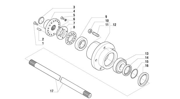 Carraro Axle Drawing for 140557, page 6