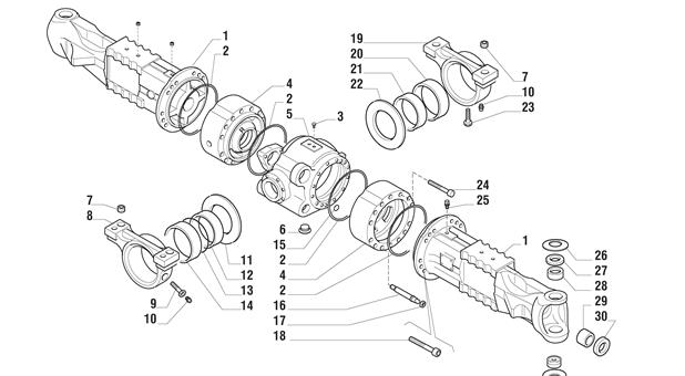 Carraro Axle Drawing for 140594, page 3