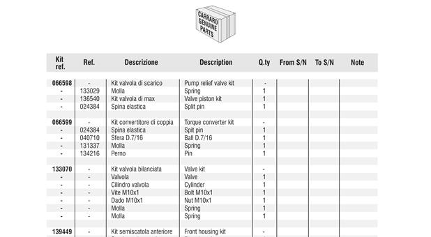 Carraro Axle Drawing for 140654, page 14