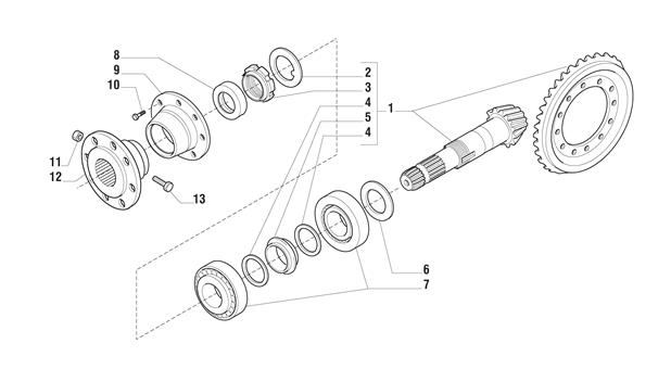 Carraro Axle Drawing for 140884, page 4