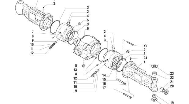 Carraro Axle Drawing for 140887, page 3