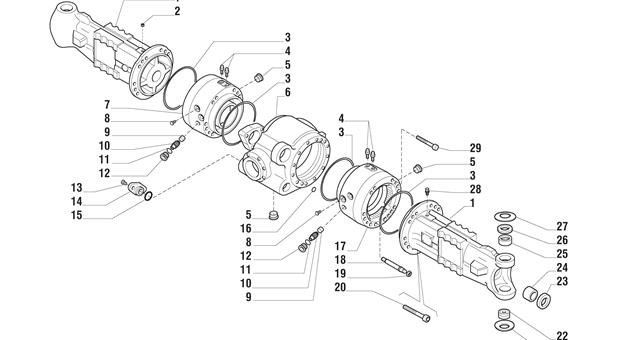 Carraro Axle Drawing for 141154, page 3