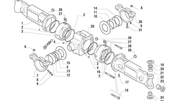 Carraro Axle Drawing for 141164, page 3