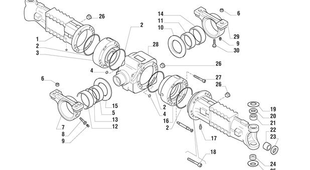 Carraro Axle Drawing for 141165, page 3