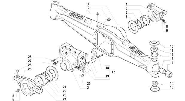 Carraro Axle Drawing for 141178, page 3