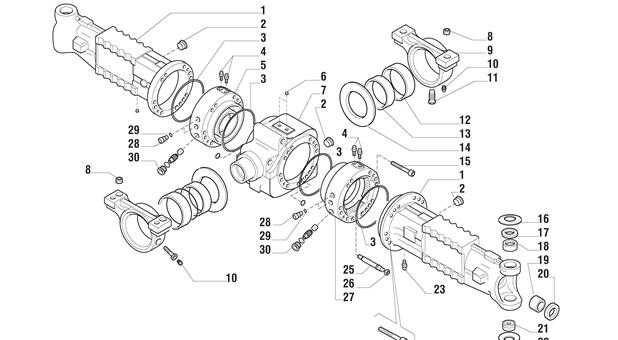 Carraro Axle Drawing for 141197, page 3