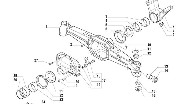 Carraro Axle Drawing for 141244, page 3