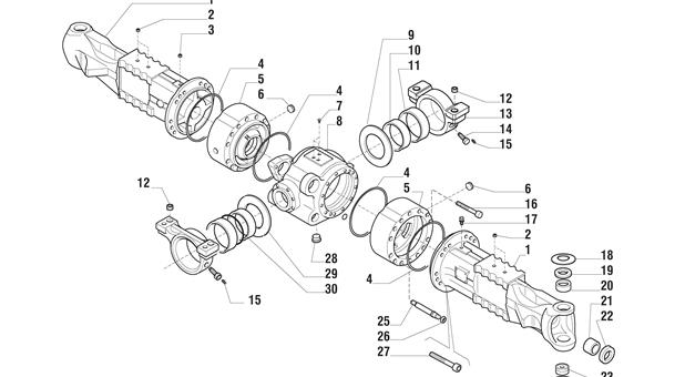 Carraro Axle Drawing for 141248, page 3