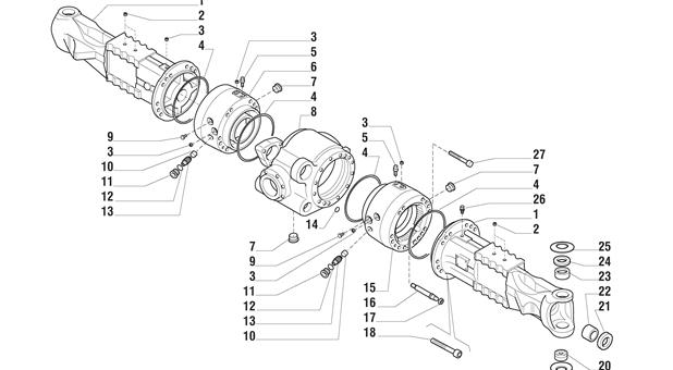 Carraro Axle Drawing for 141249, page 3