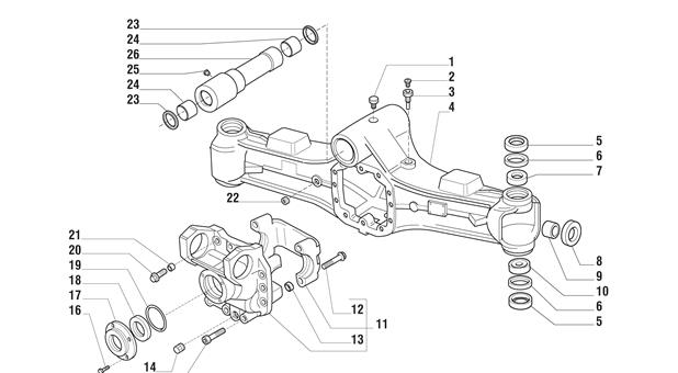 Carraro Axle Drawing for 141306, page 3