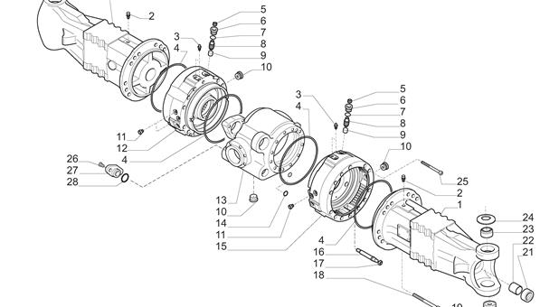 Carraro Axle Drawing for 141310, page 3