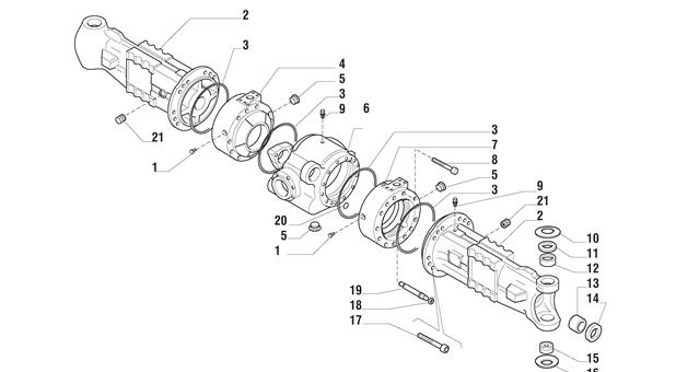 Carraro Axle Drawing for 141314, page 3