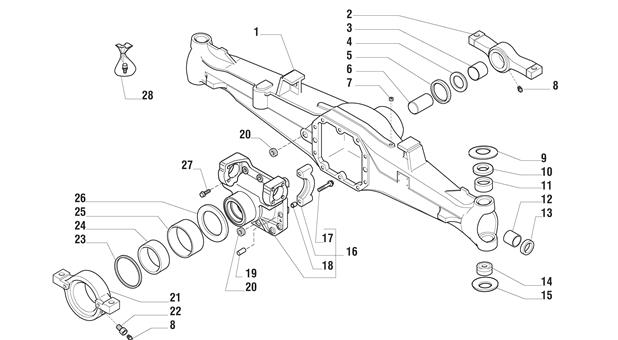 Carraro Axle Drawing for 141319, page 3