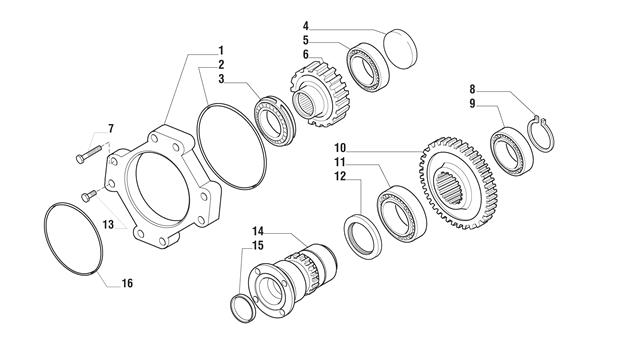 Carraro Axle Drawing for 141335, page 12