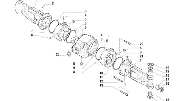 Carraro Axle Drawing for 141335, page 3