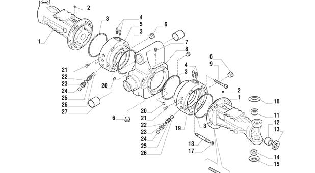 Carraro Axle Drawing for 141430, page 3