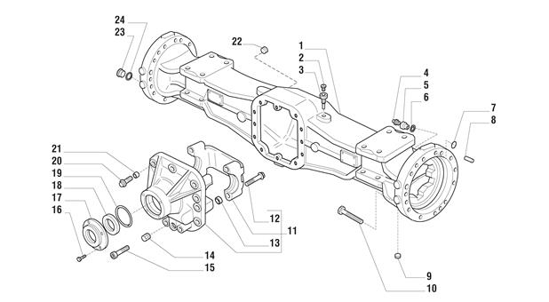 Carraro Axle Drawing for 141434, page 3