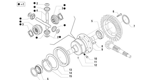 Carraro Axle Drawing for 141472, page 18