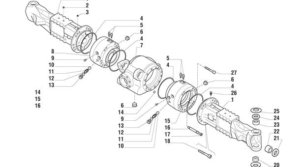 Carraro Axle Drawing for 141617, page 3